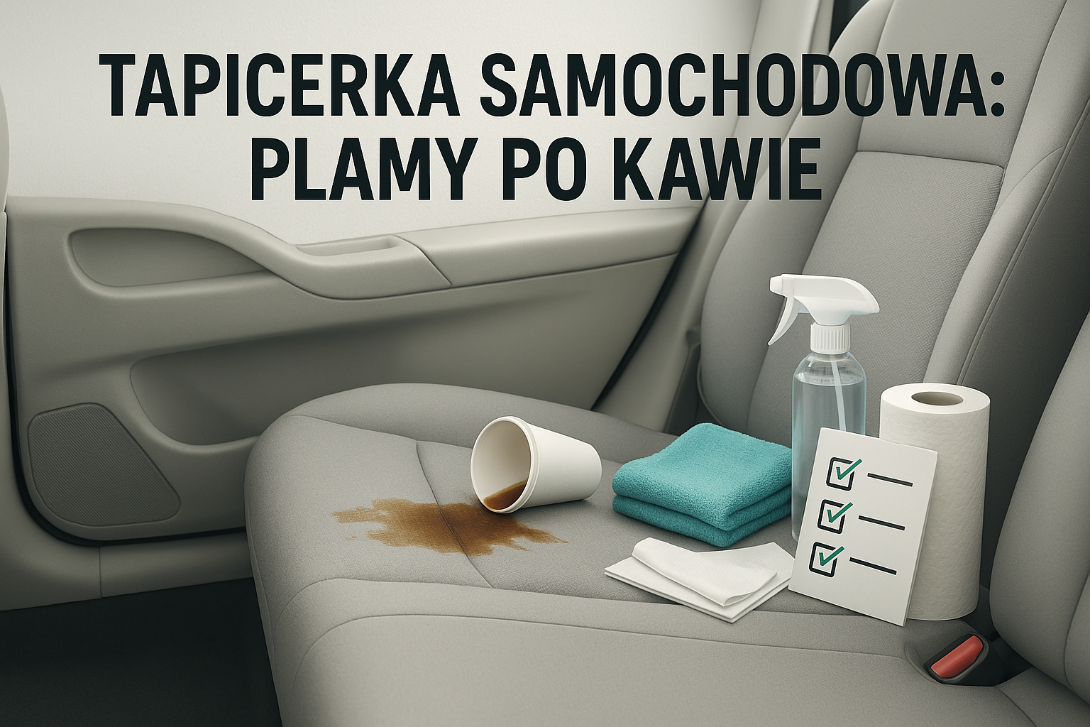 Pranie siedzeń samochodu